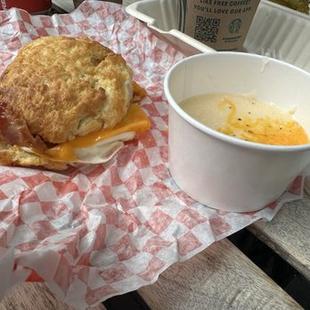 Biscuit Bitch - Bacon biscuit and garlic cheese combo - Breakfast & Brunch Near Me - Seattle, Washington Biscuit Bitch - Bacon biscuit and garlic cheese combo - Breakfast & Brunch Near Me - Seattle, Washington