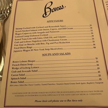 Bones - Steakhouses Near Me - Atlanta, Georgia