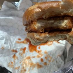 Del's Dairy Creme - Hot honey chicken sandwich