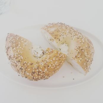 Proper Bagel - Everything bagel with scallion dill cream cheese - Bagels Near Me - Nashville, Tennessee