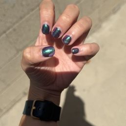 Nails after less than two weeks WITH "gel builder that lasts up to two weeks." Mind you, it started lifting after SIX DAYS.