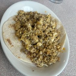 Maria's Sunnyside Cafe - Chorizo and egg breakfast taco