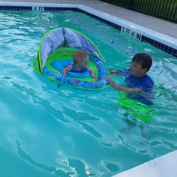 American RV Park - Kids having a great time in the newly added pool