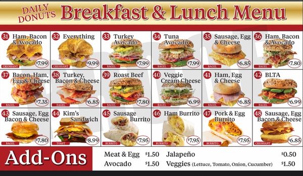 Menu photo 4 Daily Donuts Pomona, CA Menu photo 4 Daily Donuts Pomona, CA