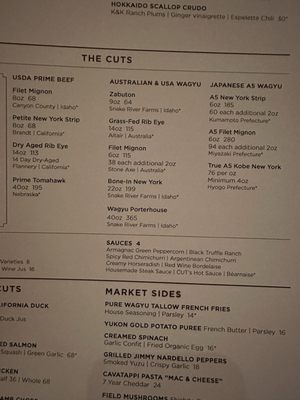 Menu photo 3 CUT Beverly Hills Beverly Hills, CA Menu photo 3 CUT Beverly Hills Beverly Hills, CA
