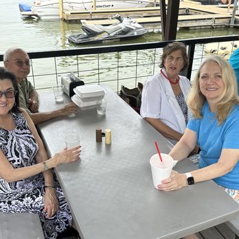 Stumpy's  Lakeside Grill - Sitting by the water enjoying lunch with family. - American Near Me - Granbury, Texas