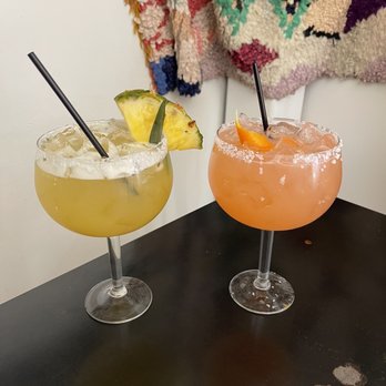 Cha Cha's Latin Kitchen - Pineapple Margarita and Cha Cha's Margarita - Mexican Near Me - Irvine, California