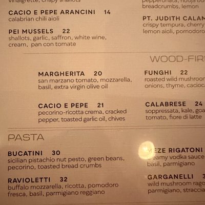 Menu photo 1 ORA FreeStyle Italian Oradell, NJ Menu photo 1 ORA FreeStyle Italian Oradell, NJ