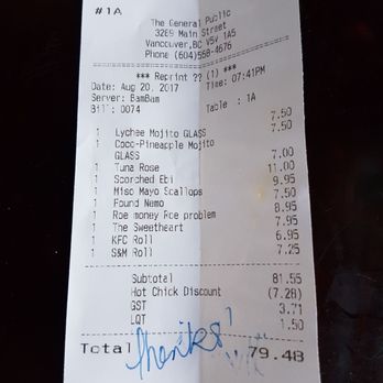 The General Public - Sushi Bars Near Me - Vancouver, British Columbia