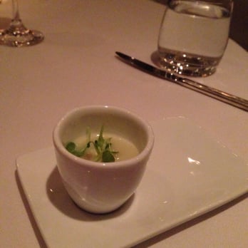 Bacchanalia - Shot of broccoli soup - New American Near Me - Atlanta, Georgia Bacchanalia - Shot of broccoli soup - New American Near Me - Atlanta, Georgia