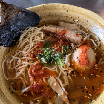 Noods Ramen Bar - Shoyu ramen w/a little of level 3 spices - Ramen Near Me - Honolulu, Hawaii Noods Ramen Bar - Shoyu ramen w/a little of level 3 spices - Ramen Near Me - Honolulu, Hawaii