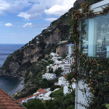 Hotel Villa Franca - The view from the dining room - Hotels Near Me - Positano, SA Hotel Villa Franca - The view from the dining room - Hotels Near Me - Positano, SA