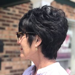 Rapunzel Too - #hair color and pixie haircut