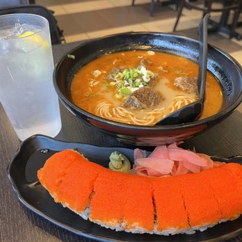 Ajisen Ramen - Spicy beef ramen and California roll - Ramen Near Me - Temple City, California