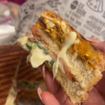 Eggholic - Indian Street Food - Anda Masala Sandwich (Indian Spicy  ) - Indian Near Me - Chicago, Illinois