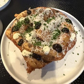Pogo's Kitchen - Parmesan funnel cake - Southern Near Me - Fernandina Beach, Florida Pogo's Kitchen - Parmesan funnel cake - Southern Near Me - Fernandina Beach, Florida