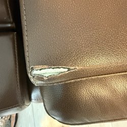 Southern Home Furniture - Damage on the other side of the loveseat