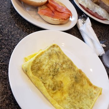 Kelly's Place - Mushroom spinach and cheese omelet and lox plate. - American Near Me - Norton, Massachusetts