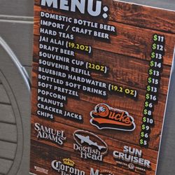 Long Island Ducks - Menu 4 2026