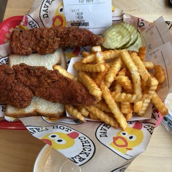 Dave's Hot Chicken - Dave's #1 2 Tenders w/ Fries - Chicken Shop Near Me - Springfield, Oregon