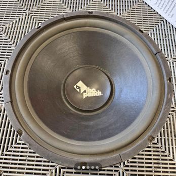 Neal's Speaker Service - Big old 18inch woofer - Musical Instrument Services Near Me - Colfax, California