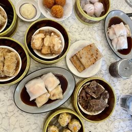 Cheung fun Shui Mai Lo Bak Go Har gao Beef ribs Cheung fun Shui Mai Lo Bak Go Har gao Beef ribs
