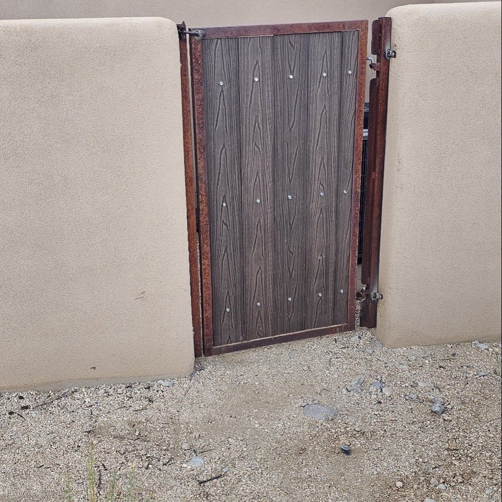 R&M Custom Ironworks - Replaced boards and reattached to wall - Fences & Gates Near Me R&M Custom Ironworks - Replaced boards and reattached to wall - Fences & Gates Near Me