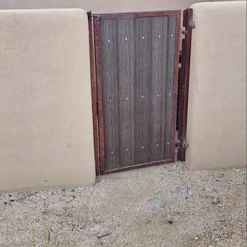 R&M Custom Ironworks - Replaced boards and reattached to wall - Fences & Gates Near Me R&M Custom Ironworks - Replaced boards and reattached to wall - Fences & Gates Near Me