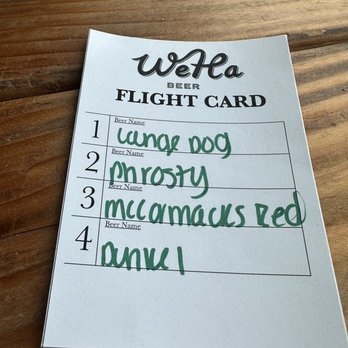 WeHa Brewing & Roasting - Hubby flight - Coffee & Tea Near Me - West Hartford, Connecticut
