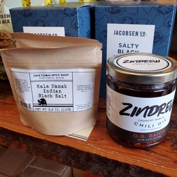 Oaktown Spice Shop - Chili oil crunch and some Indian Black Salt from my latest haul. - Herbs & Spices Near Me - Oakland, California