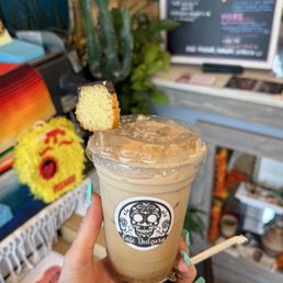 marzapan latte marzapan latte