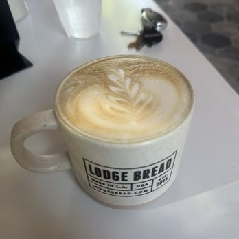 Lodge Bread - This was literally the best latte ever. So good definitely going back! - Bakeries Near Me - Los Angeles, California