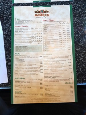 Menu photo 6 Romeo's Pizza Kitchen Edmonds, WA Menu photo 6 Romeo's Pizza Kitchen Edmonds, WA