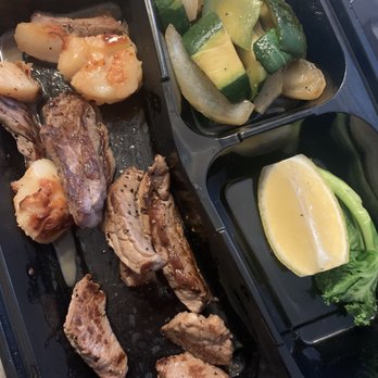 Benihana - Downey - Beef Julian and Scallops lunch . $24.00 lunch duet. - Sushi Bars Near Me - Downey, California Benihana - Downey - Beef Julian and Scallops lunch . $24.00 lunch duet. - Sushi Bars Near Me - Downey, California