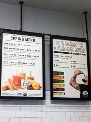 Menu photo 1 Clean Juice Chapel Hill, NC