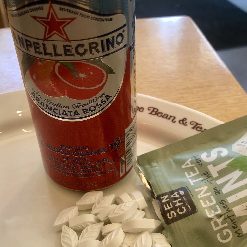 The Coffee Bean & Tea Leaf - After coffee Green Tea mints & and Sparkling Water - Coffee & Tea Near Me - Henderson, Nevada