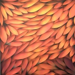 Kaelen Harwell Organic Day Spa - Beautiful art by Carrie Seid   courtesy of Davis Dominguez Gallery.