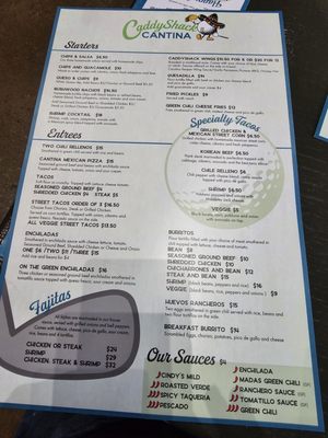 Menu photo 2 Caddy Shack Cantina Lone Tree, CO