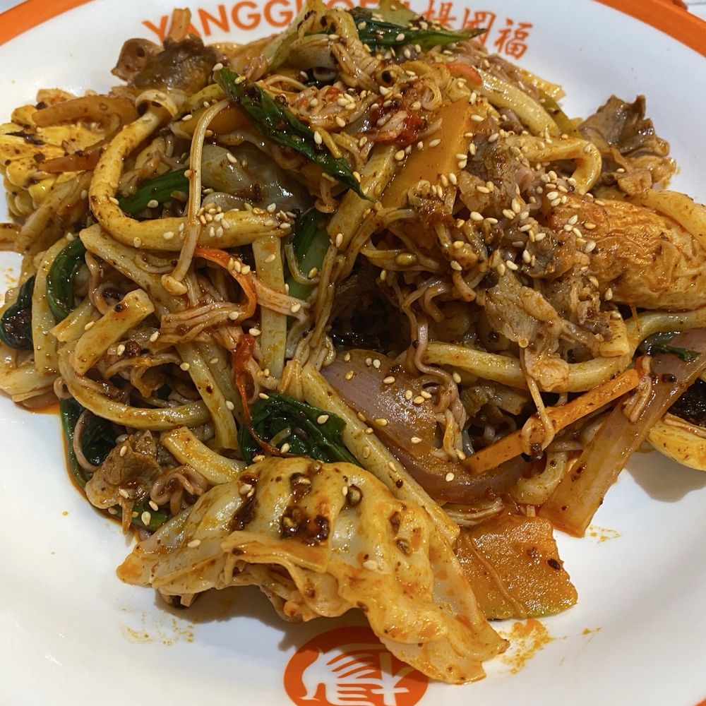YGF Malatang - Dry noodle with Numbing Chili Oil. VERY SPICY - Hot Pot Near Me - Sunrise, Florida YGF Malatang - Dry noodle with Numbing Chili Oil. VERY SPICY - Hot Pot Near Me - Sunrise, Florida