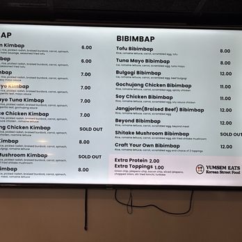 Yumsem Eats - Menu 2 - Korean Near Me - Tampa, Florida Yumsem Eats - Menu 2 - Korean Near Me - Tampa, Florida