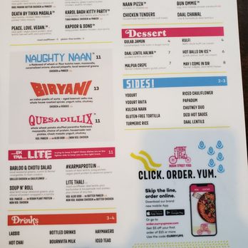 Curry Up Now - Menu - Indian Near Me - Decatur, Georgia