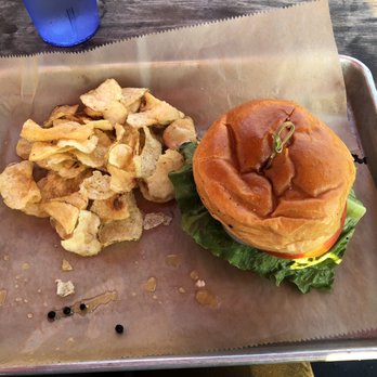 Beards Brewery - Burger and chips - Pubs Near Me - Petoskey, Michigan
