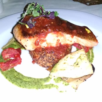 Lavender Bistro - Honey glazed crusted Salmon, unbelievable. - New American Near Me - La Quinta, California Lavender Bistro - Honey glazed crusted Salmon, unbelievable. - New American Near Me - La Quinta, California