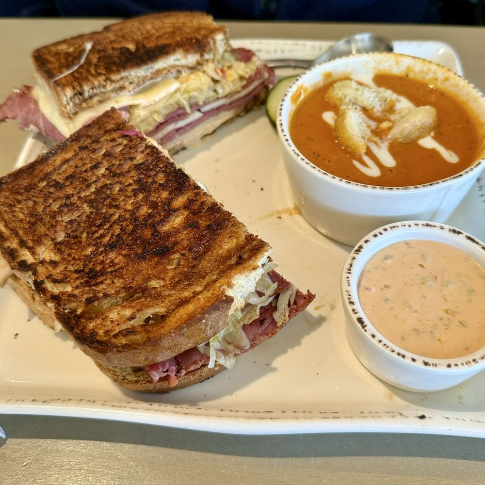 Tula's Kitchen - Rueben sandwich with tomato bisque - New American Near Me - Albuquerque, New Mexico Tula's Kitchen - Rueben sandwich with tomato bisque - New American Near Me - Albuquerque, New Mexico