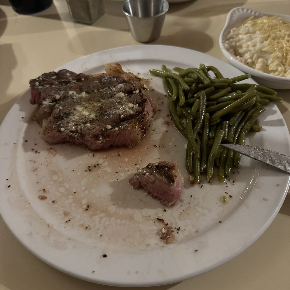 Cassie's Steakhouse - Ribeye & Parmesan Risotto side - Steakhouses Near Me - Cody, Wyoming