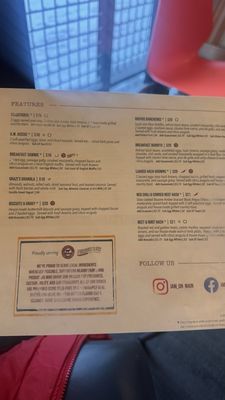 Menu photo 3 Jam! Bozeman, MT