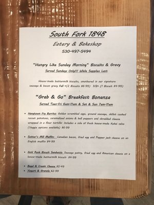 Menu photo 6 Southfork 1848 Eatery and Bakeshop Pollock Pines, CA Menu photo 6 Southfork 1848 Eatery and Bakeshop Pollock Pines, CA