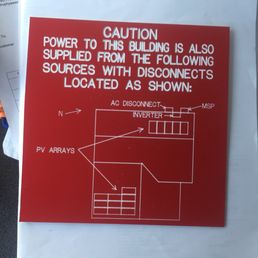 Solar Placard Facility Map