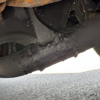 Monro Auto Service and Tire Centers - Repaired piece of exhaust pipe with rust protection - Tires Near Me - N. Syracuse, New York Monro Auto Service and Tire Centers - Repaired piece of exhaust pipe with rust protection - Tires Near Me - N. Syracuse, New York