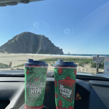 Dutch Bros Coffee - Frosted Gingerbread Latte  Jingle Nog Chai Latte - Juice Bars & Smoothies Near Me - Atascadero, California